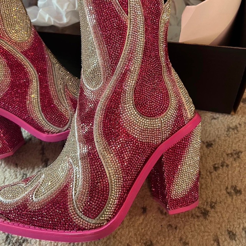 Fire Sheriff Shine Cowboy Boots - Picture 4 of 4